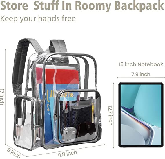 Large Clear Backpack